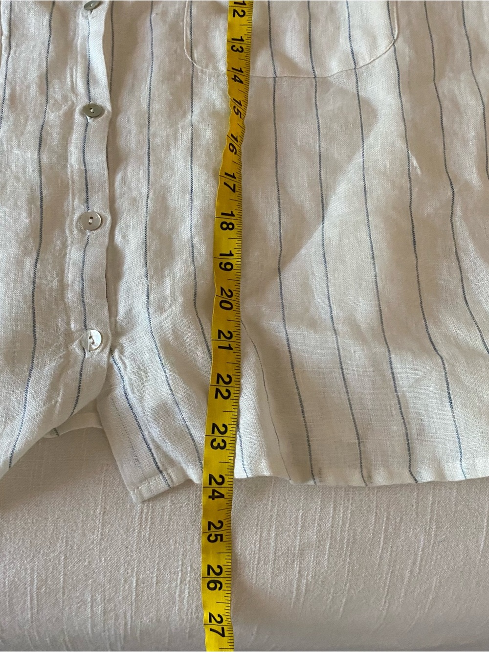 Women’s 100% Linen Button-Up Shirt - Picture 7 of 7